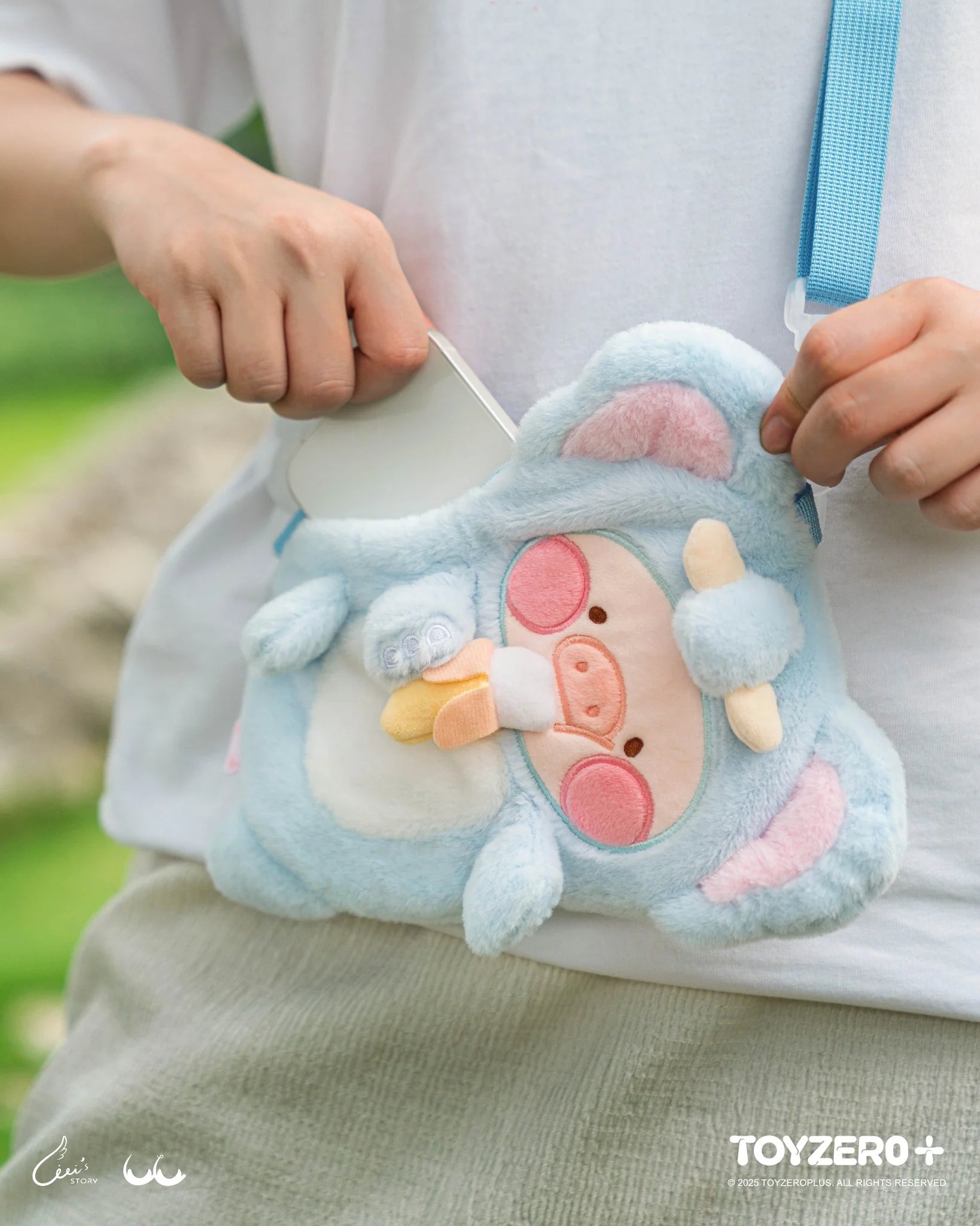 LuLu the Piggy Animal Party - Lu Plush Crossbody Bag