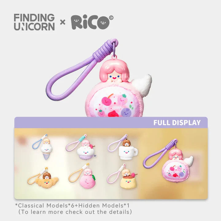 FINDING UNICORN RiCO Happy Dessert Party Plush Aromatherapy Blind Box