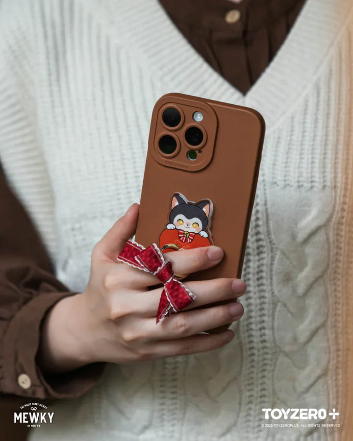 Moffy's - Mewky Phone Ring Holder - Black Cat