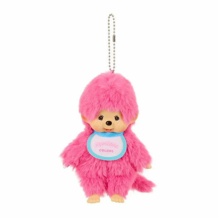 Monchhichi Colors Series Keychain - Bright Pink