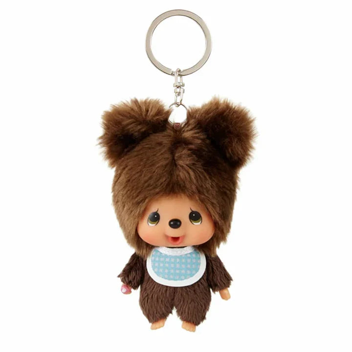 Monchhichi TanuTanu Blue Keychain
