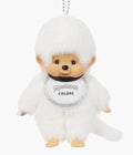 Monchhichi Colors Series Ball Keychain - White