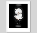 Unicorn Doll Snow Art Print from Kemelife