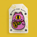 Lucky Cat Kitti Metal Badge by ABAO