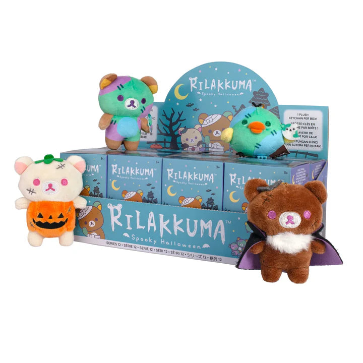 Rilakkuma Spooky Halloween Plush Keychain Blind Box Series 12