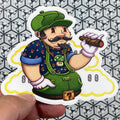 OG Luigi Vinyl Sticker by Johnny Acurso